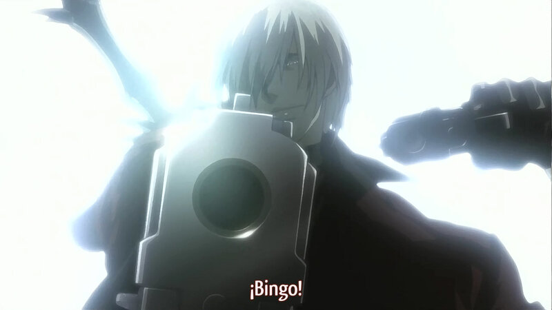 Anime character with gun