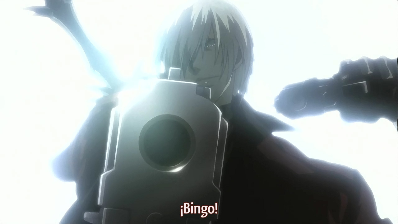 Anime character with gun