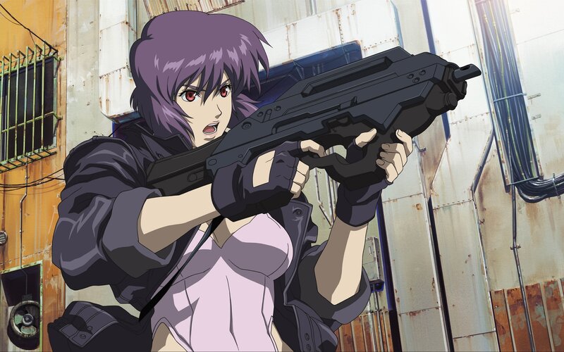 anime character with gun