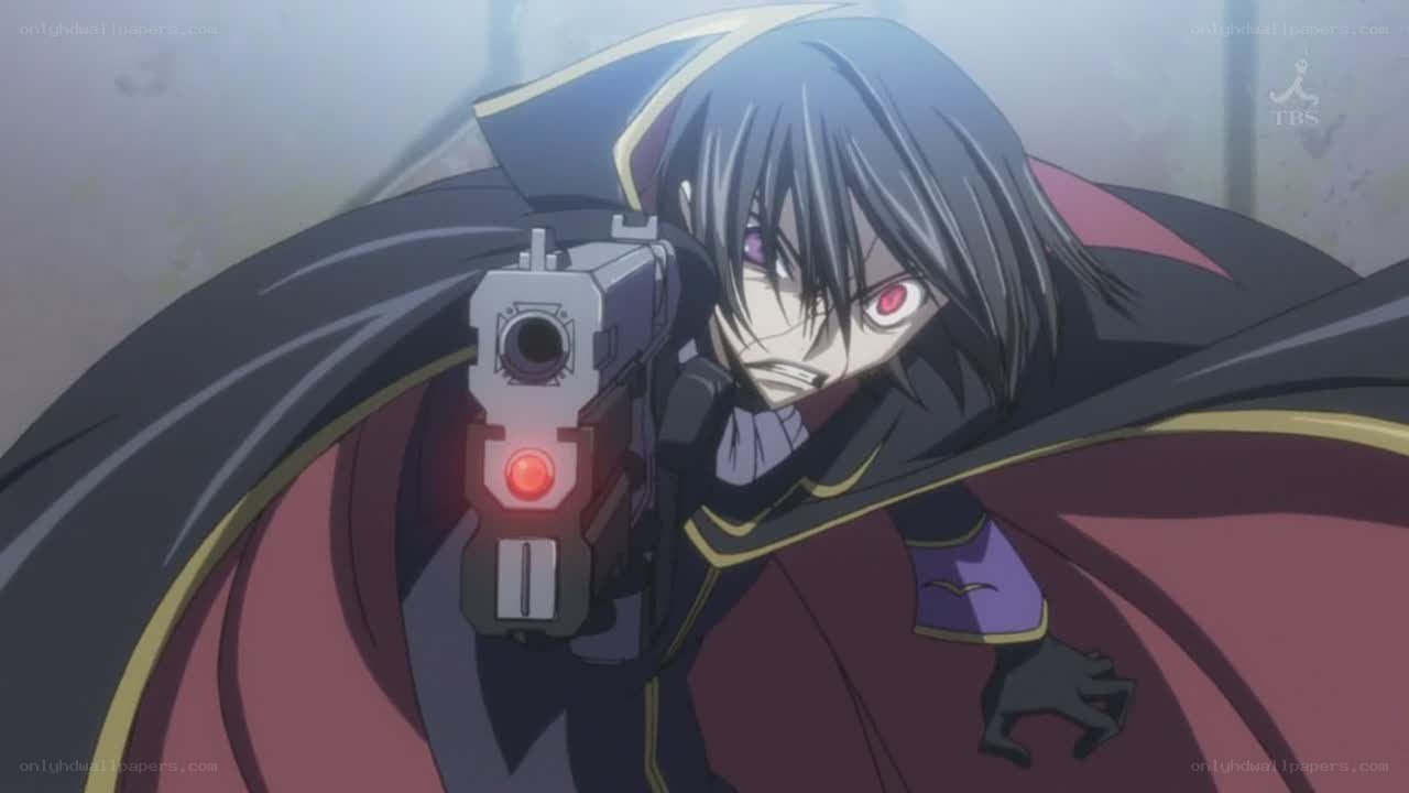 anime character with gun