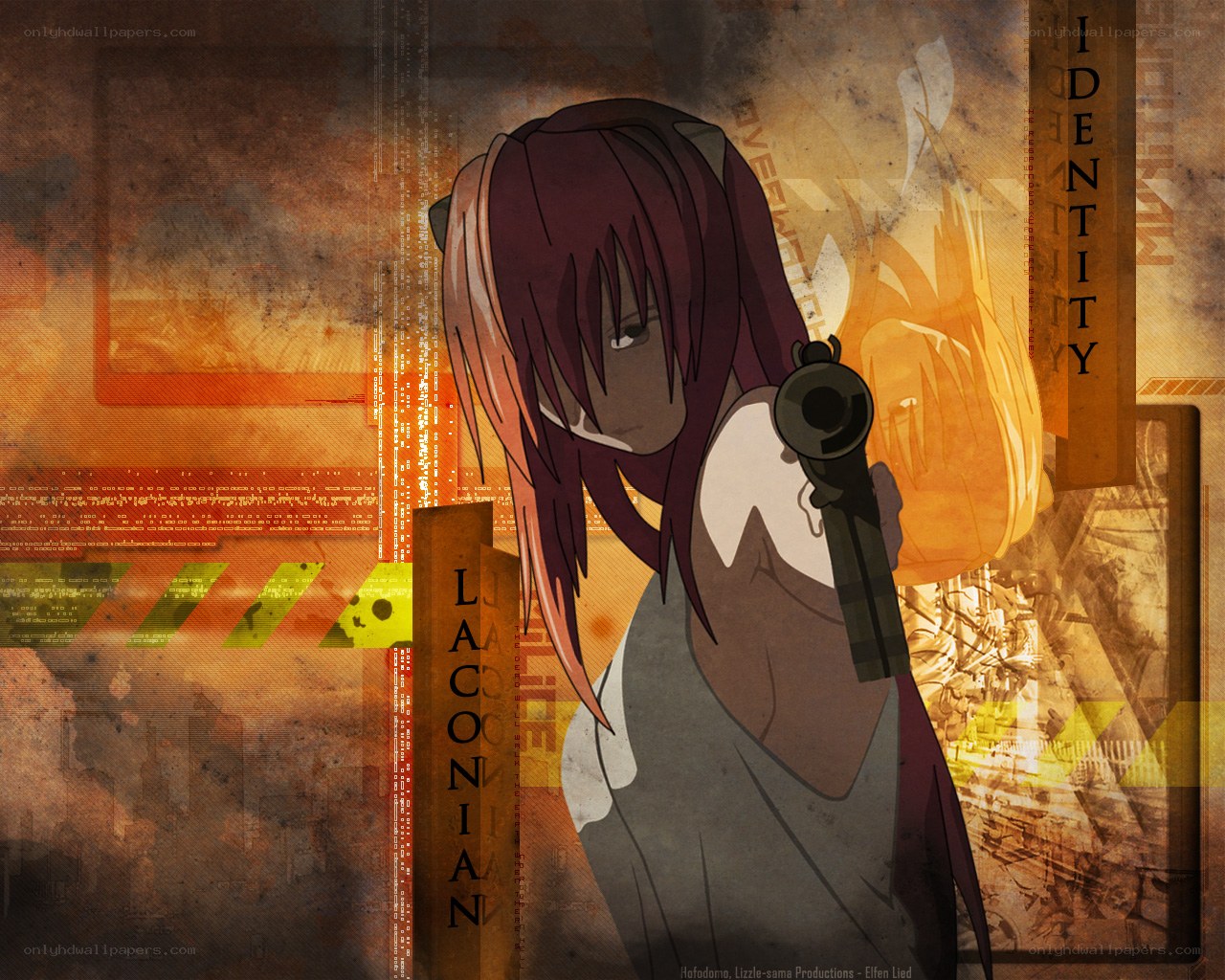 Anime character with gun