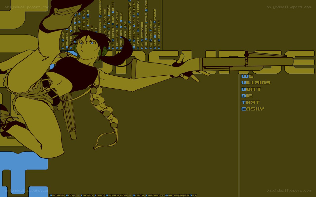anime character with gun