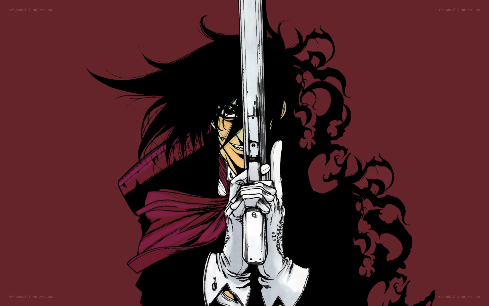 anime character with gun