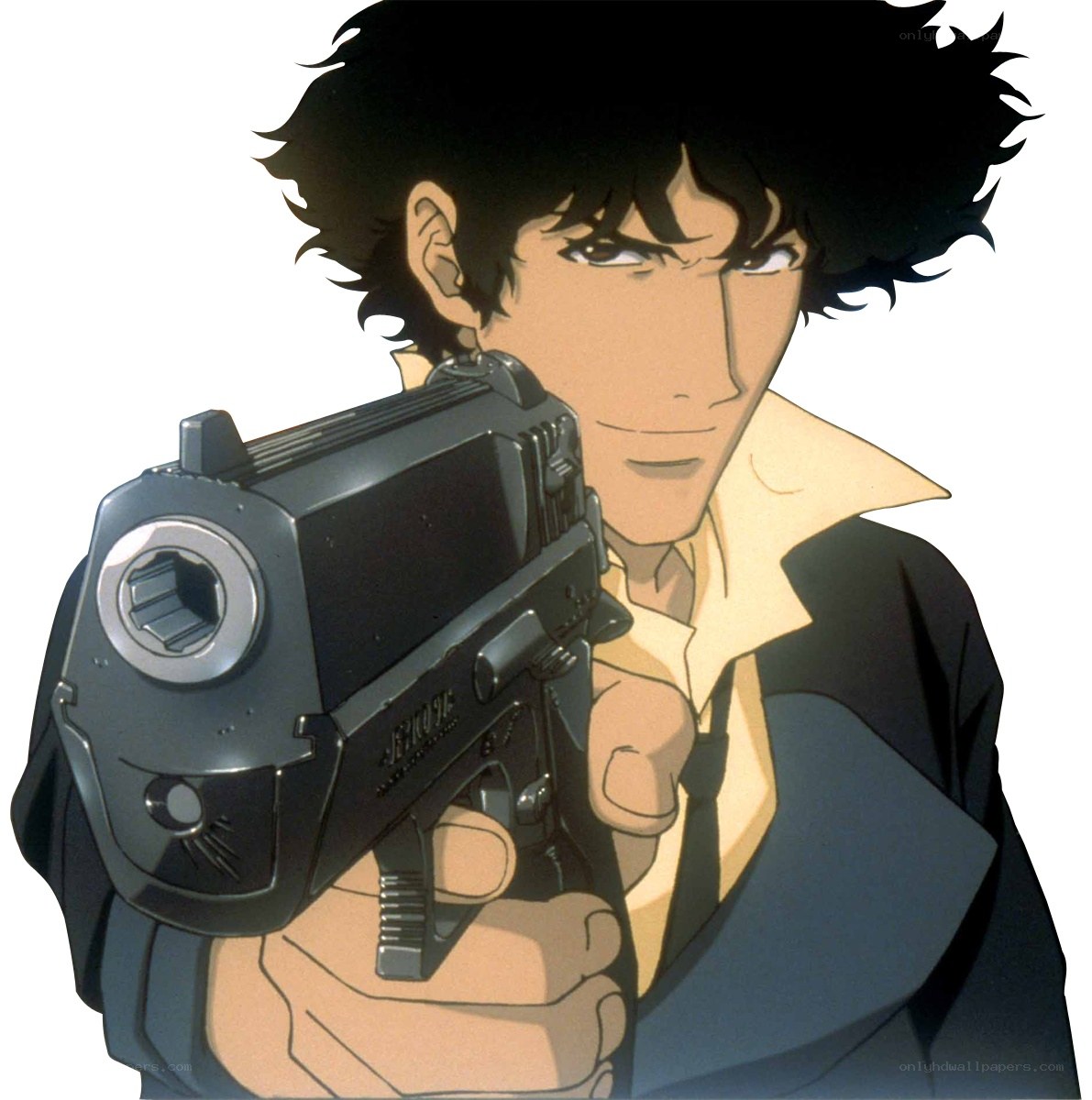 anime character with gun