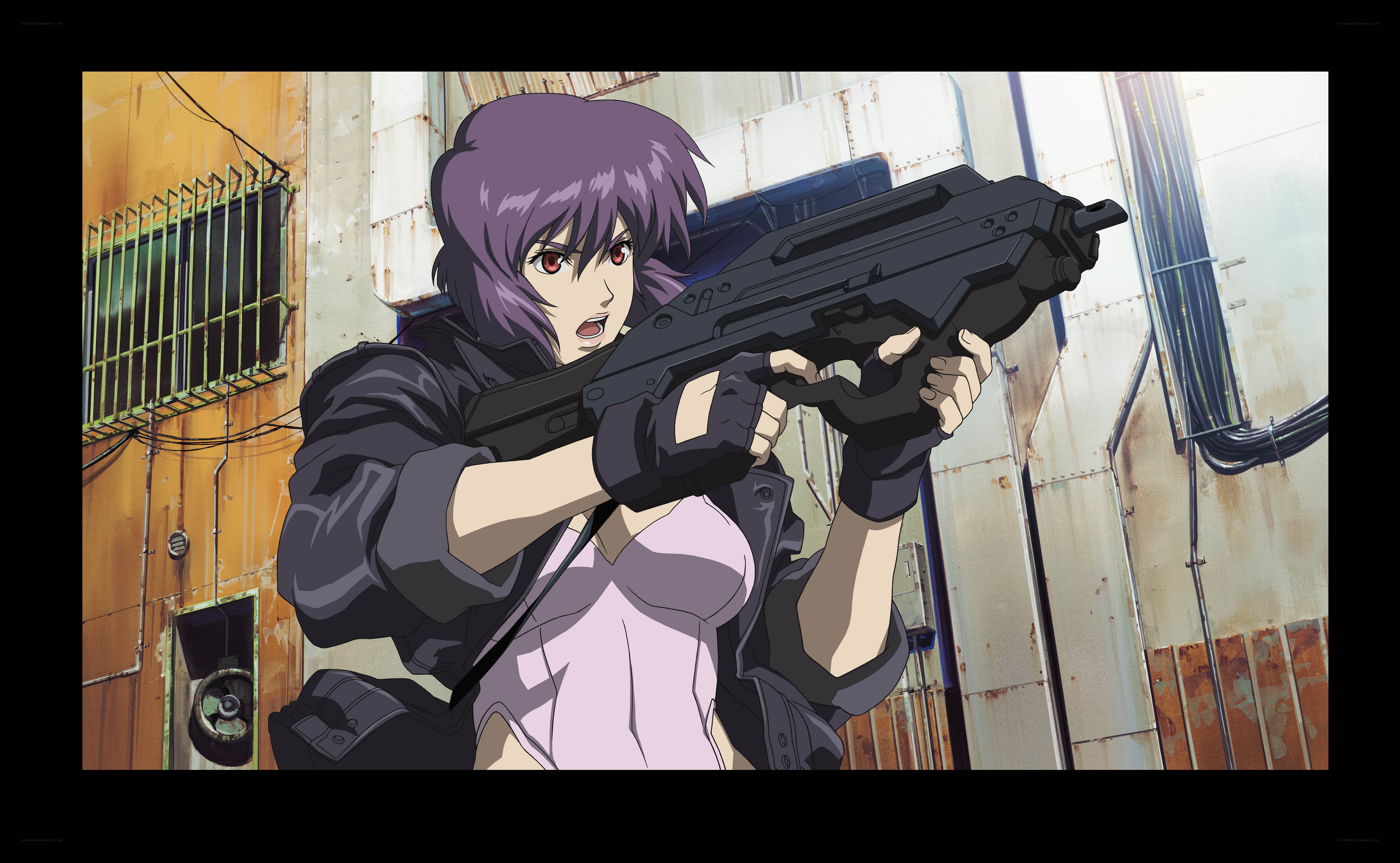 anime character with gun
