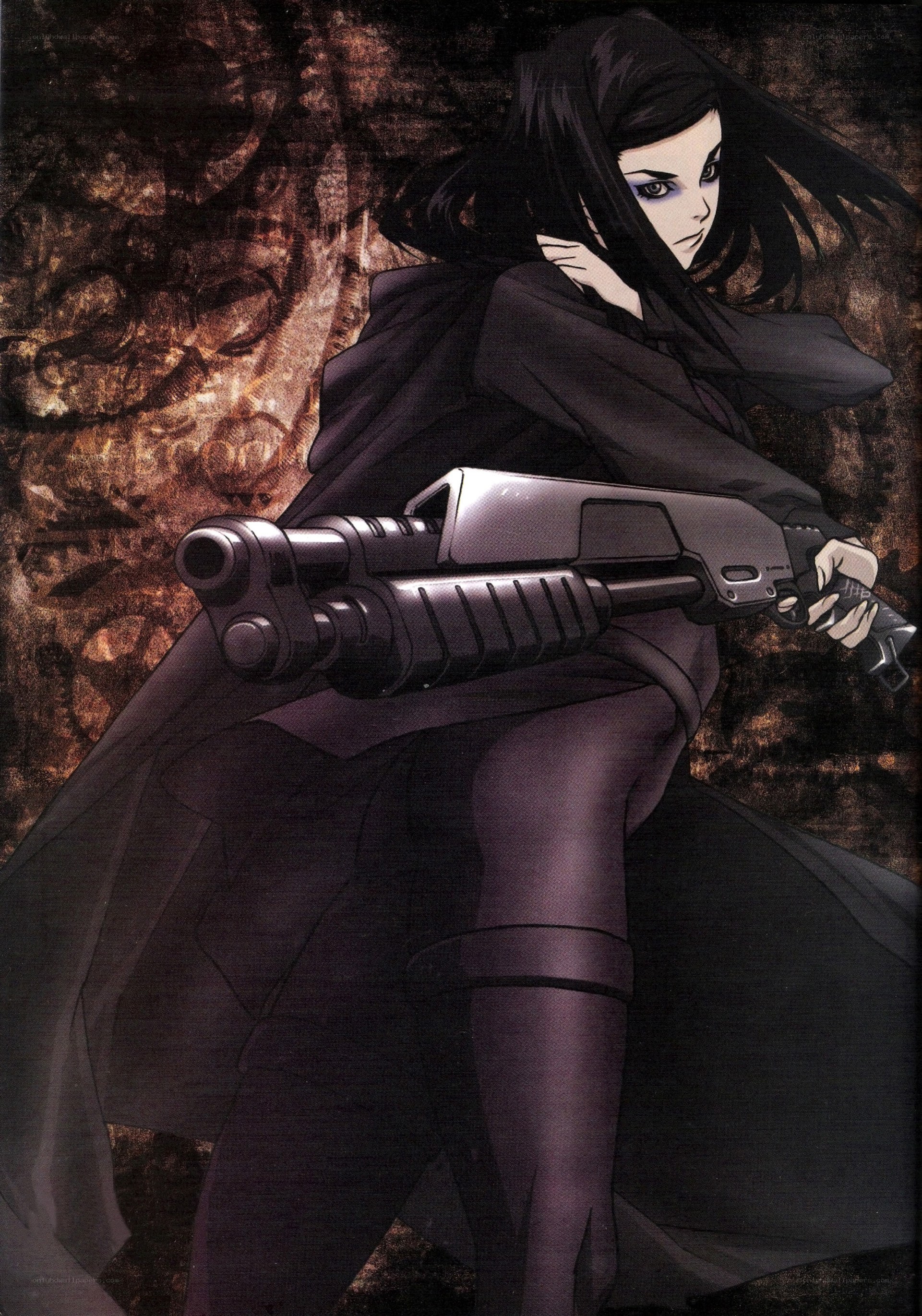 anime character with gun