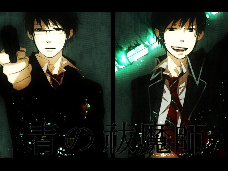 Anime character with gun and magic