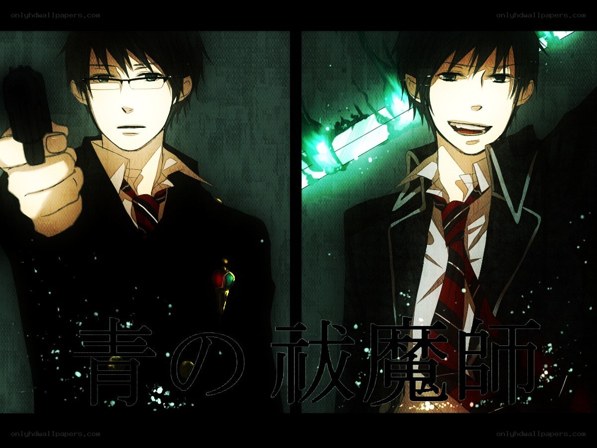 Anime character with gun and magic