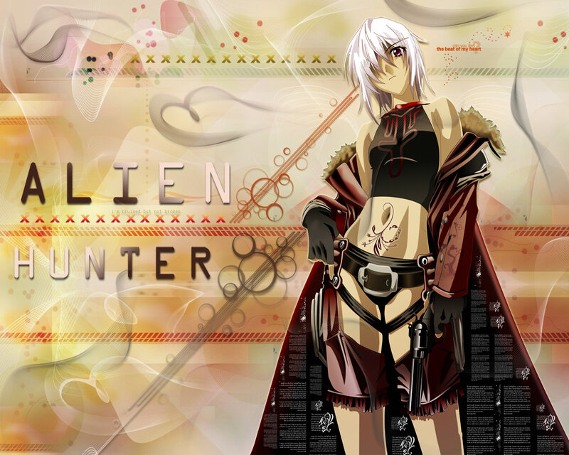 Anime Character with Gun — Brown