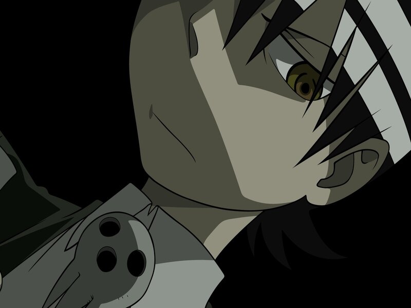 Anime Character with Gun — Gray, Dramatic