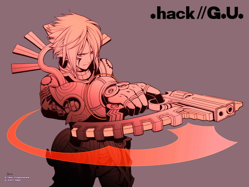 Anime Character with Gun — Red, Dramatic, Digital Art, Armor