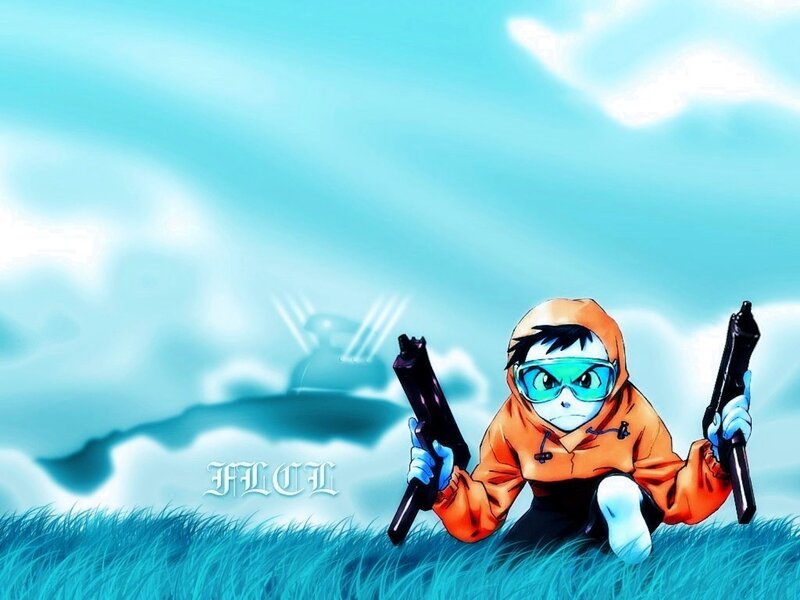 anime character with guns