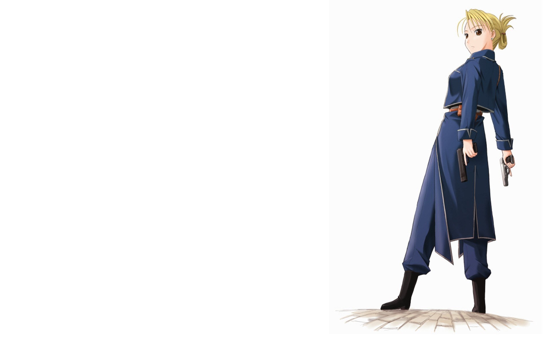 anime character with guns