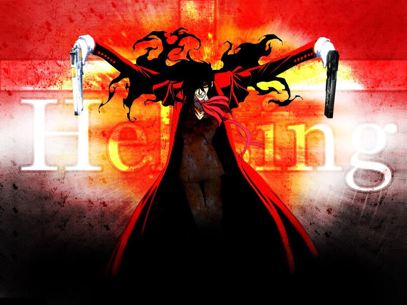 Anime Character with Guns — Red, Dramatic, Manga, Red Cloak
