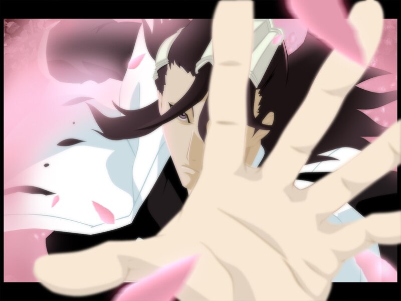 anime character with hand forward