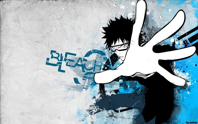 Anime Character with Hand Forward — Blue, Dynamic
