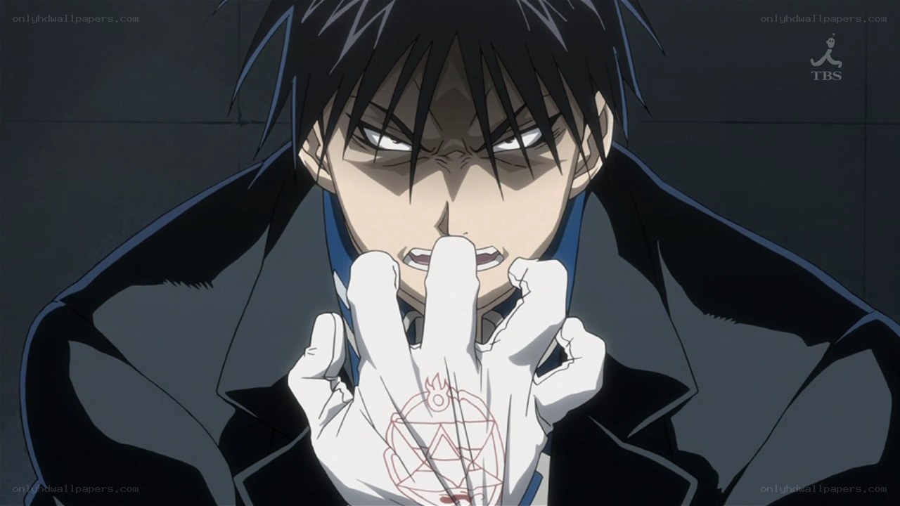 anime character with hand gesture