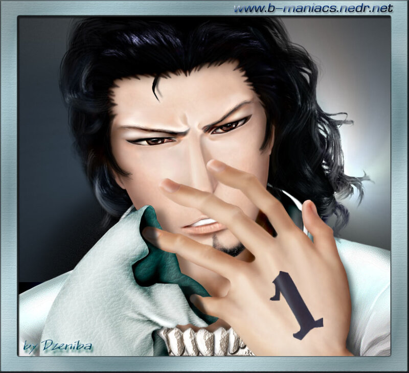 Anime Character with Hand on Face — White