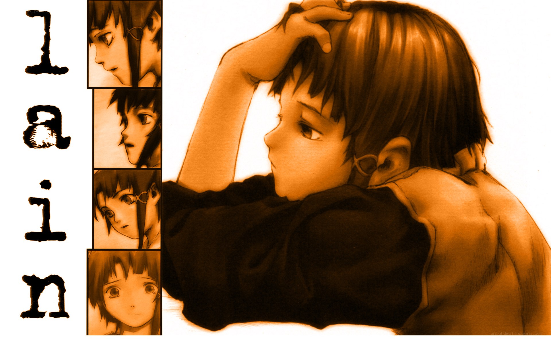 Anime character with hand on head