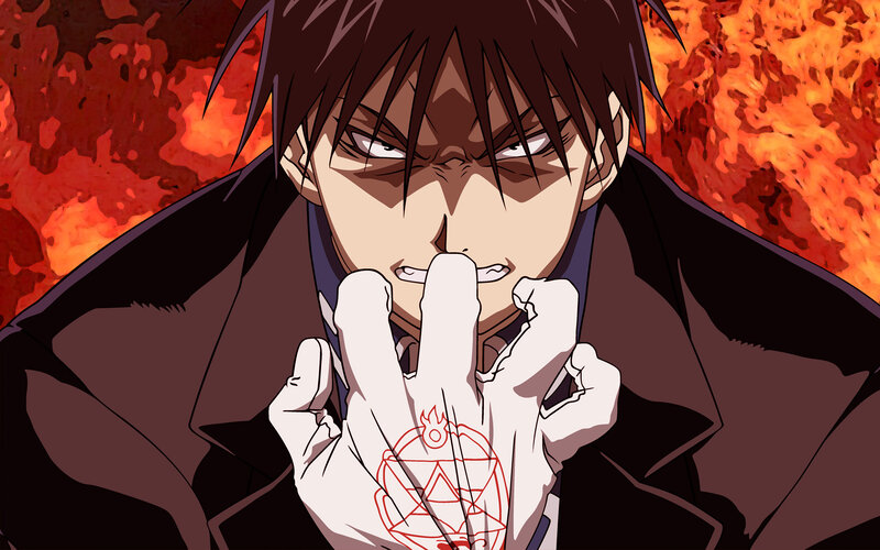 anime character with hand symbol