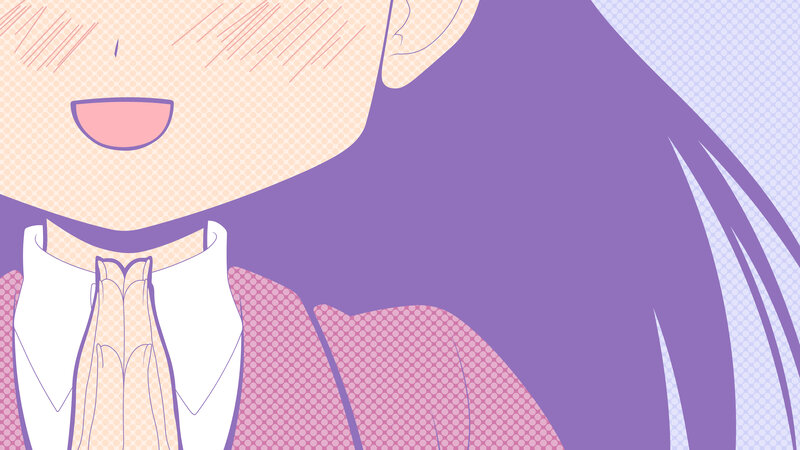 anime character with hands clasped