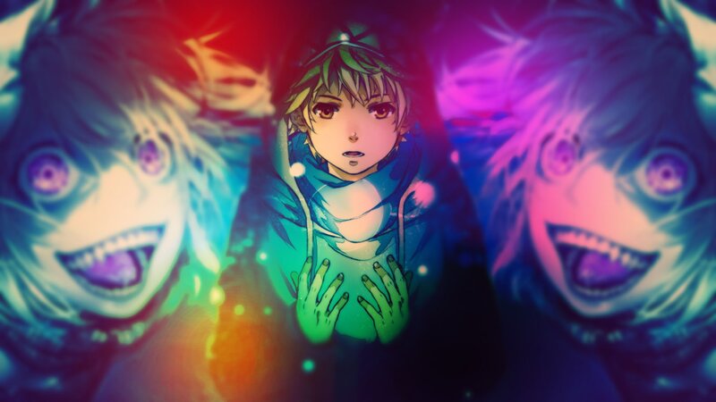 Anime Character with Hands on Chest