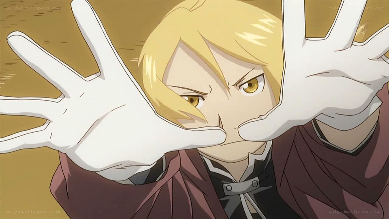 anime character with hands up