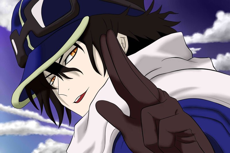 anime character with hat