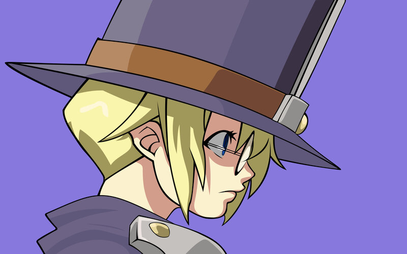 anime character with hat