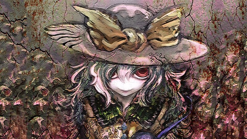 Anime Character with Hat — Green, Dramatic