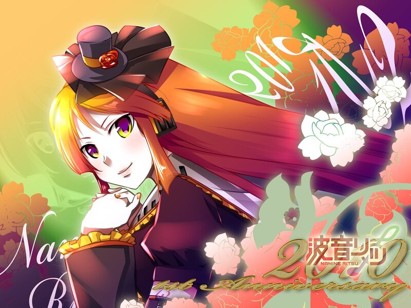 Anime Character with Hat — Purple