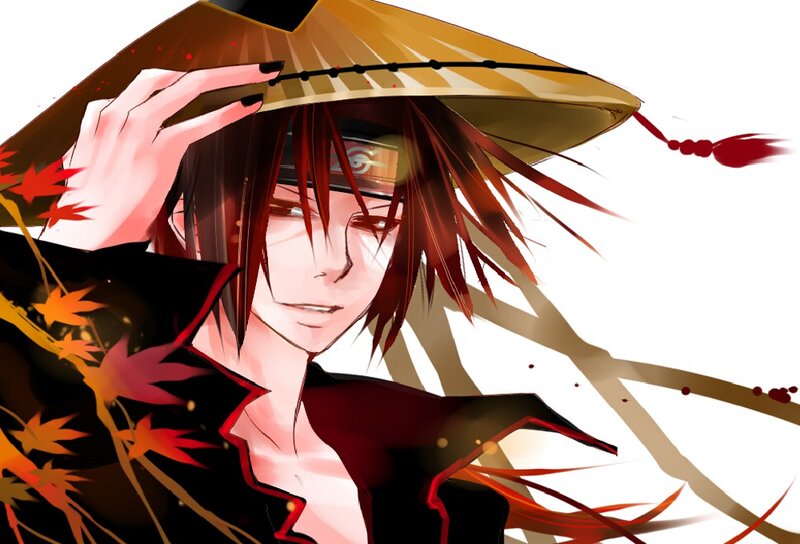 Anime Character with Hat — Red