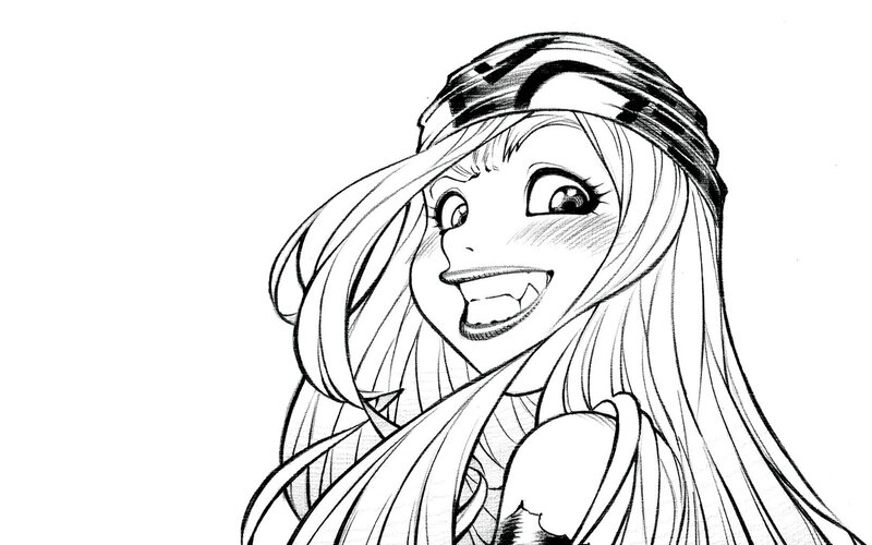 anime character with headband