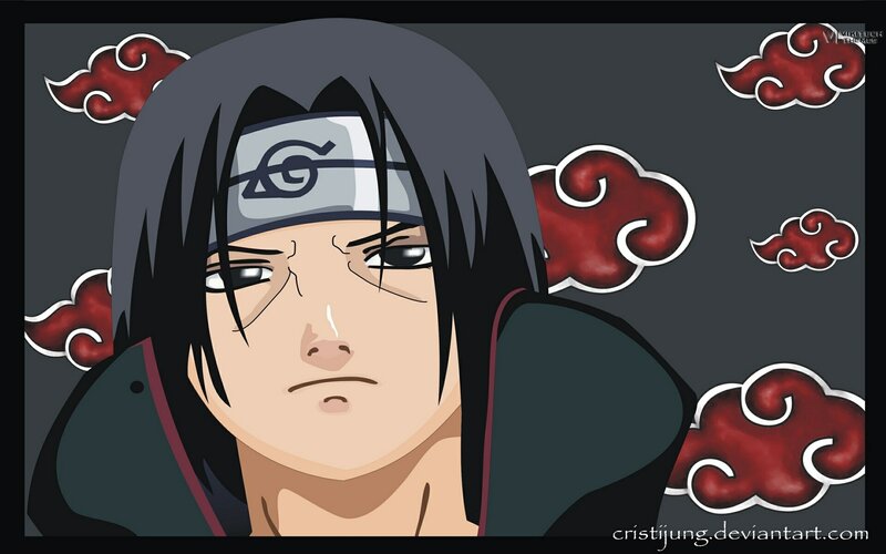 Anime Character with Headband — Gray