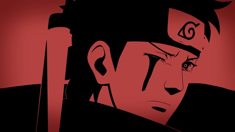 Anime Character with Headband — Red