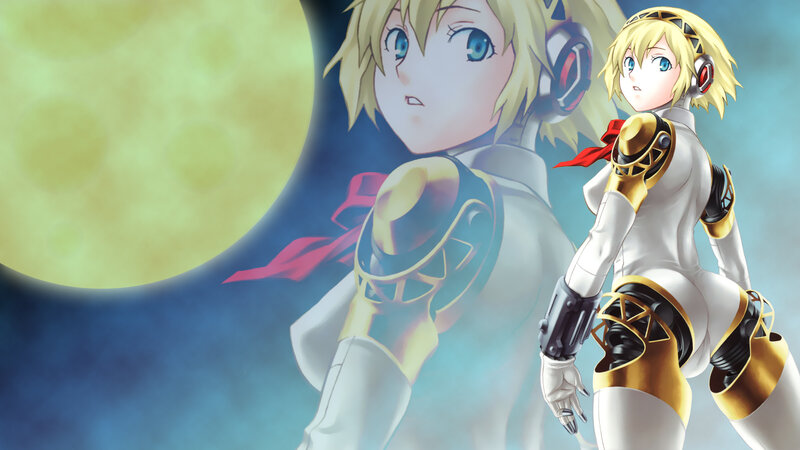 anime character with headphones