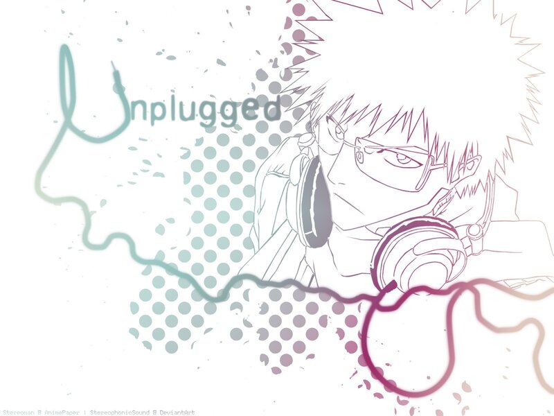 anime character with headphones
