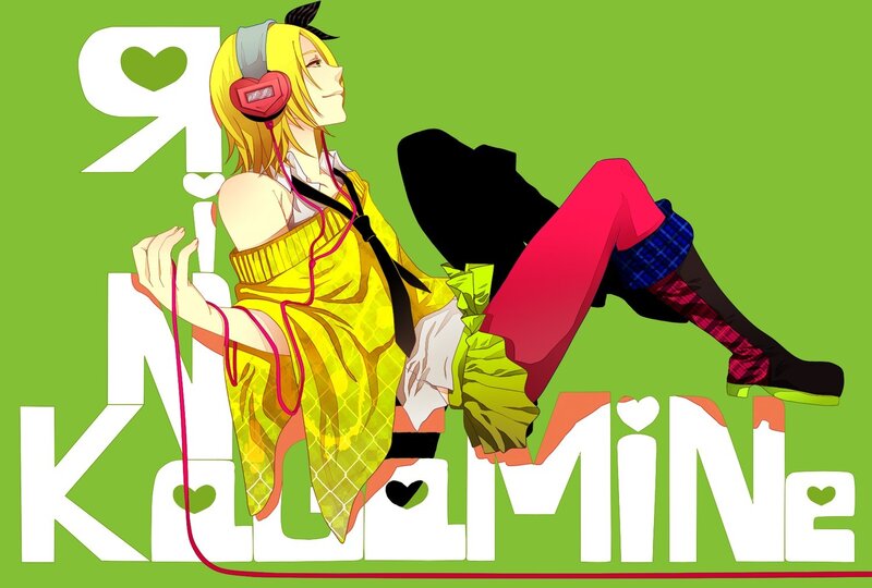 Anime character with headphones