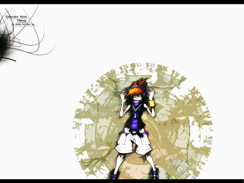 Anime character with headphones