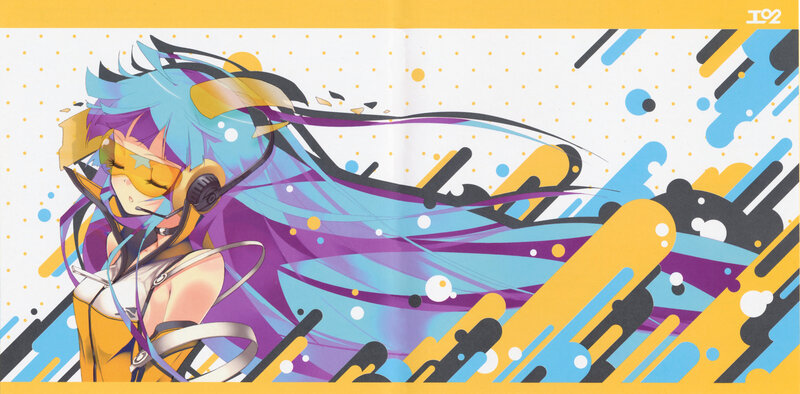 anime character with headphones