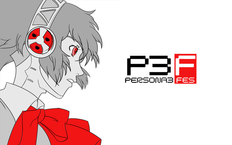 Anime Character with Headphones — Gray