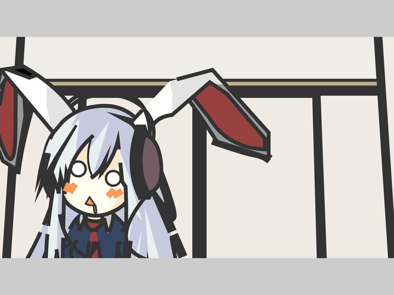 Anime Character with Headphones — White, Neutral, Manga