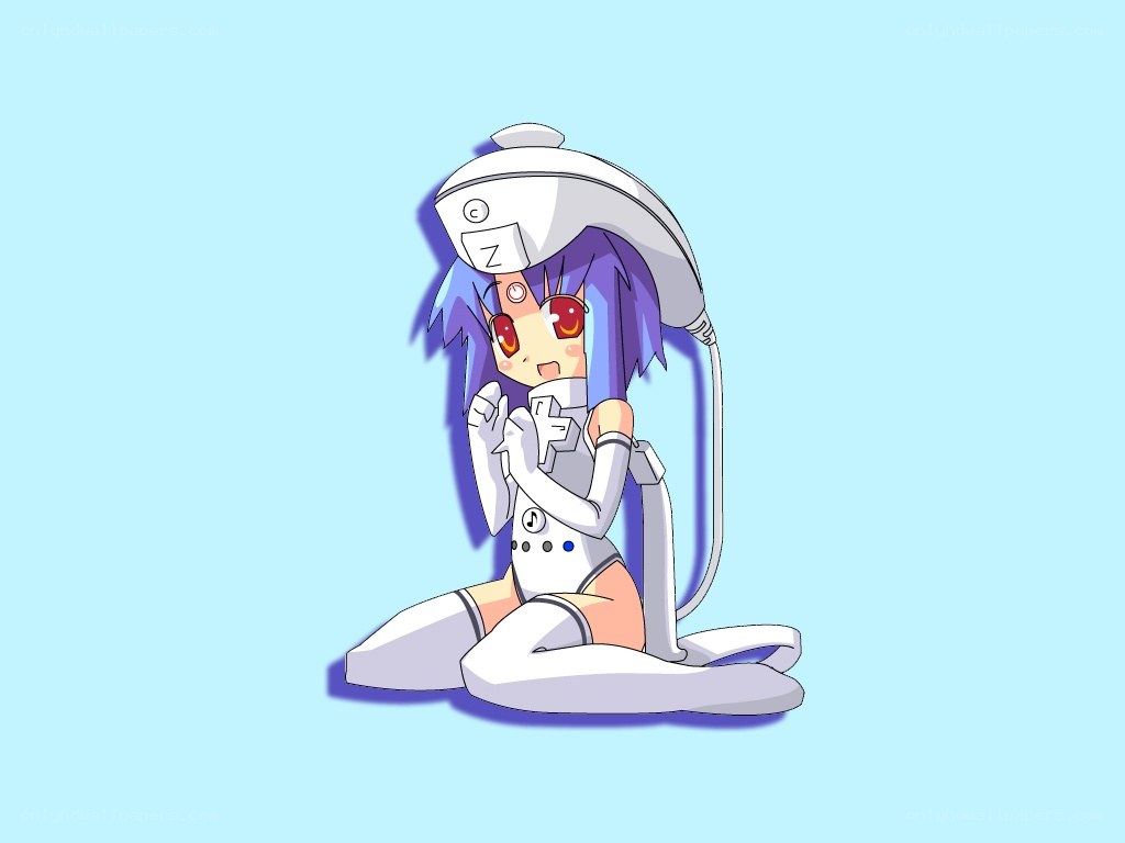anime character with headset
