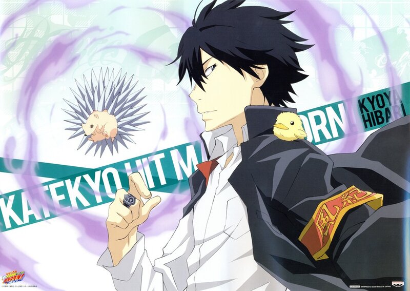 Anime Character with Hedgehog
