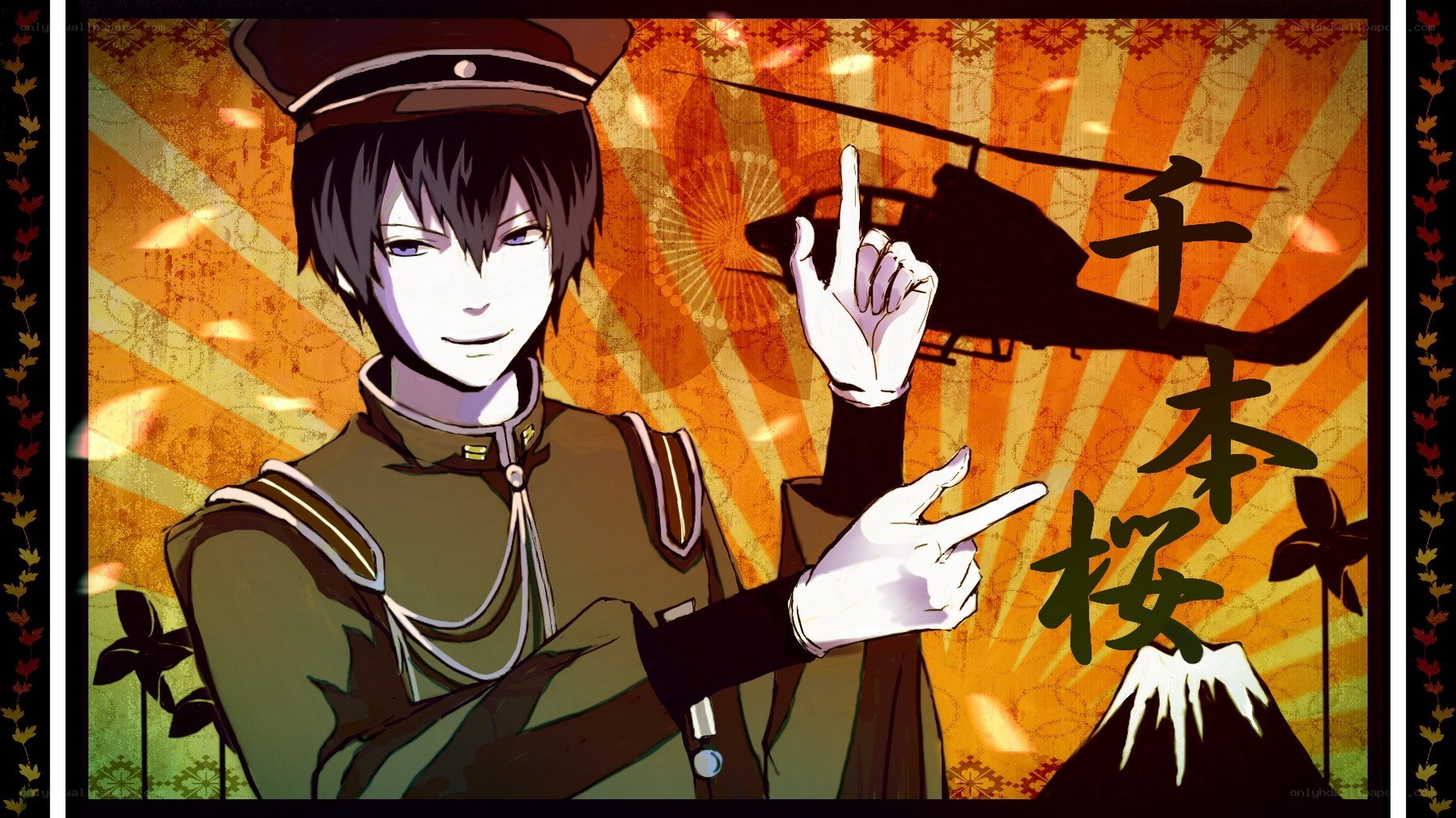 anime character with helicopter