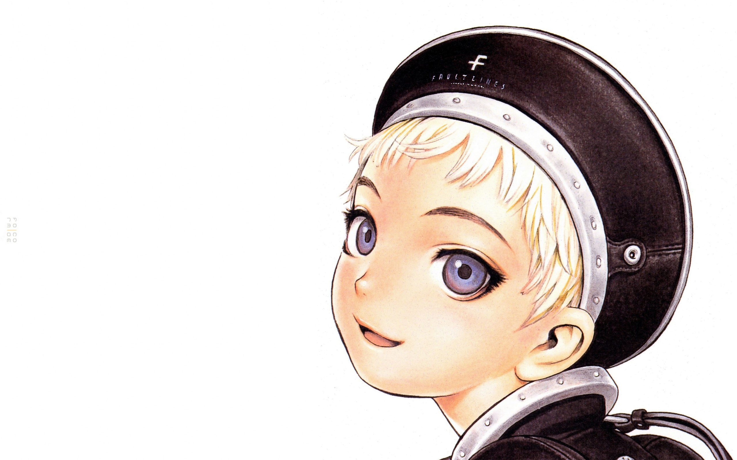 anime character with helmet