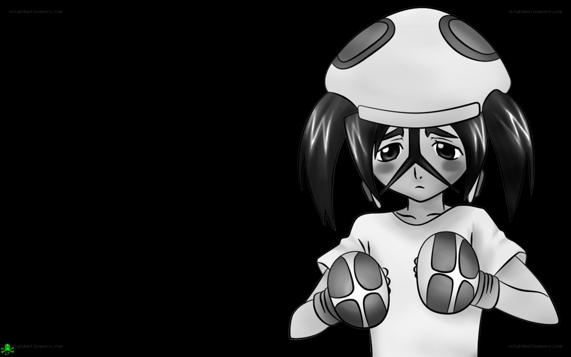 anime character with helmet