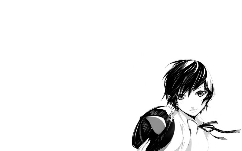 Anime Character with Helmet — Black, Neutral