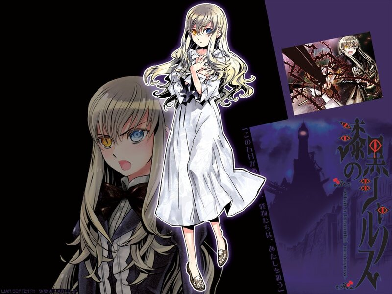Anime character with heterochromia