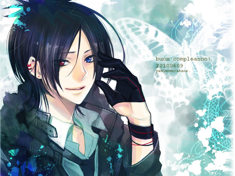 Anime Character with Heterochromia — Blue